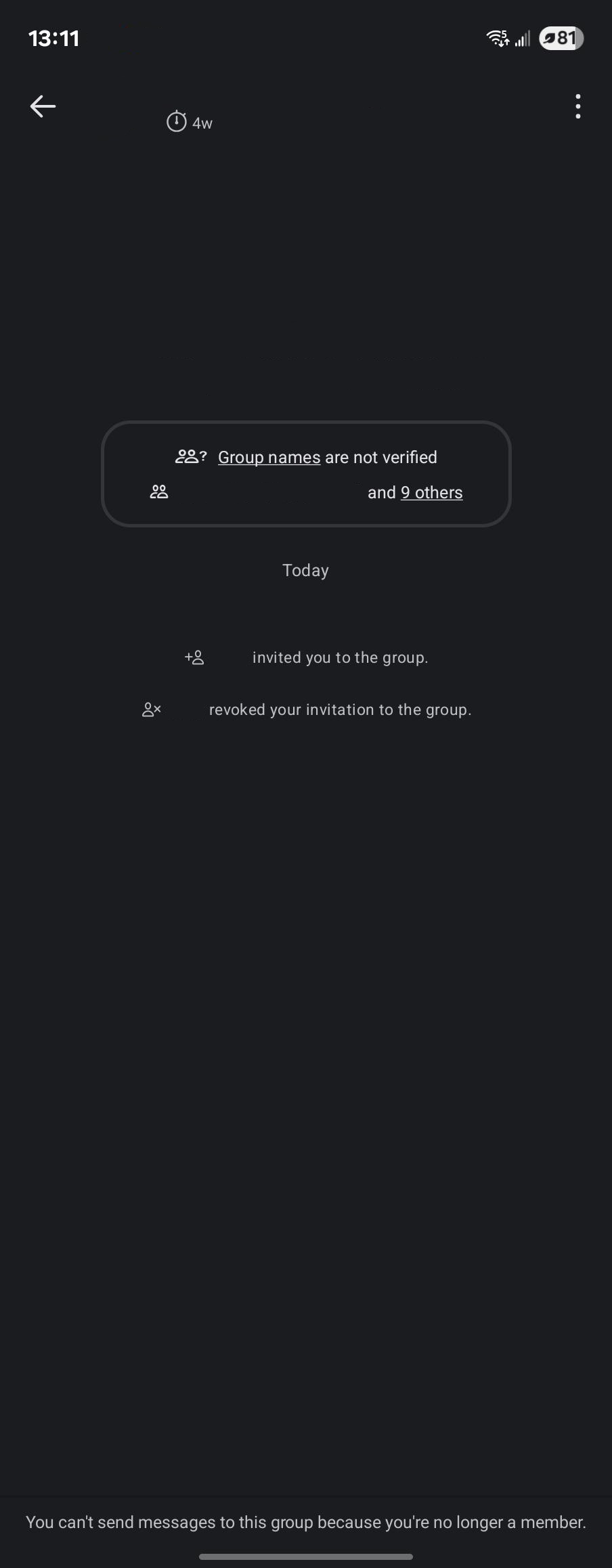 Signal group invite