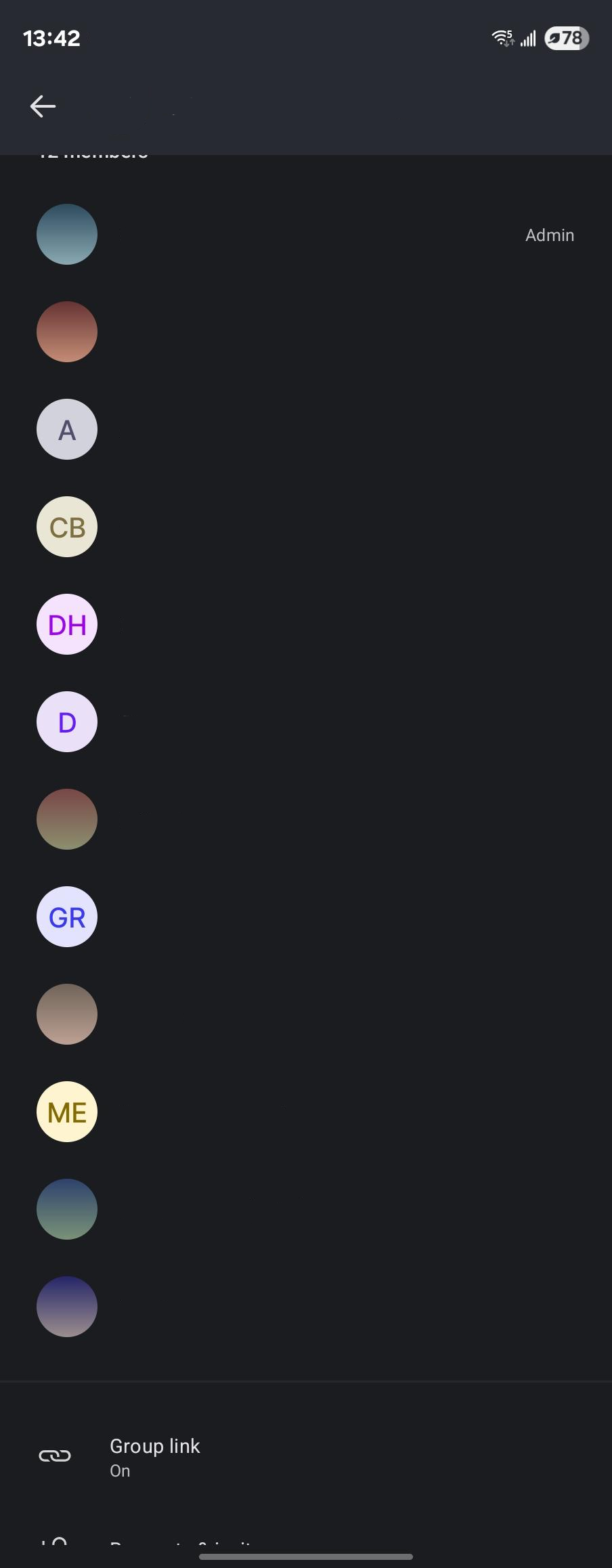 Chat members