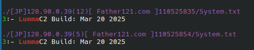 Redline using LummaC2 built Mar 20 2025